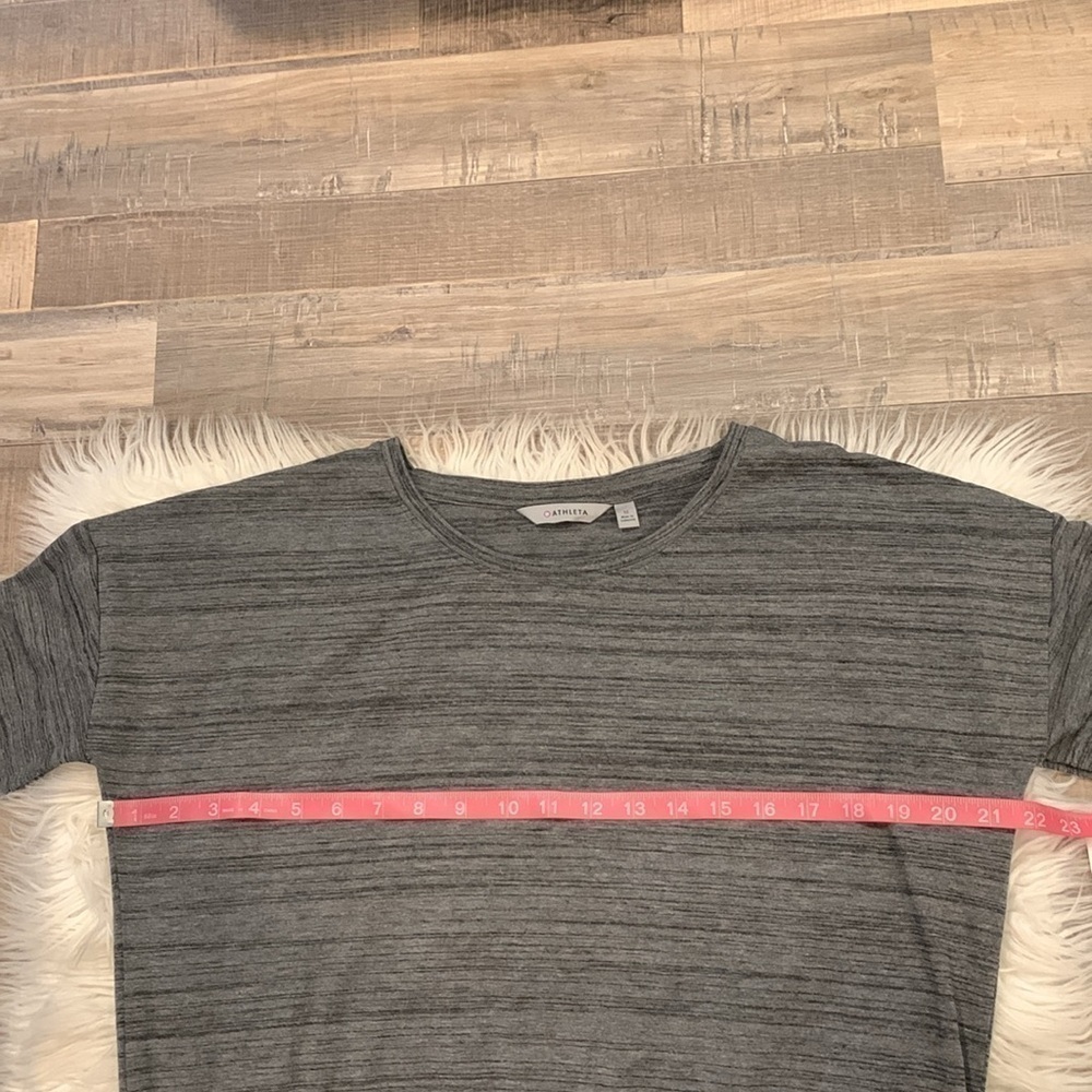 NWT Athleta ‘Avenues’ long sleeve soft stretch knit dress with side ruching M - Picture 8 of 11